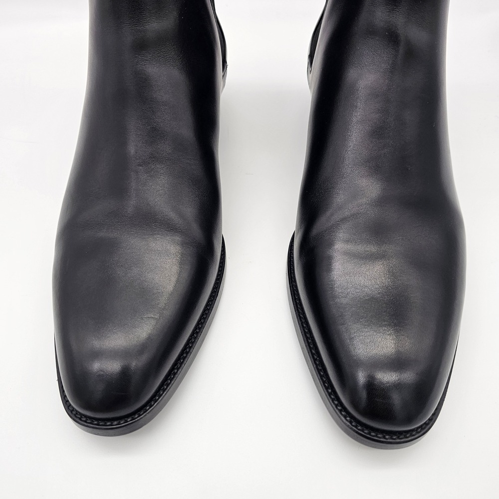 Saint Laurent Paris YSL Wyatt 30 Chelsea Boots Leather Nero Black 634195 SZ 8 41 - Picture 2 of 9